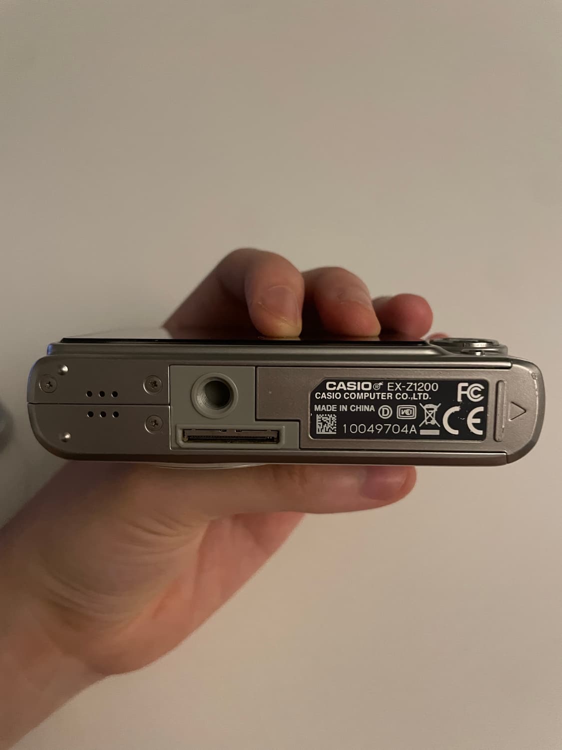 카시오 엑슬림 EX-Z1200 디지털 카메라 빈티지 디카 상품이미지4