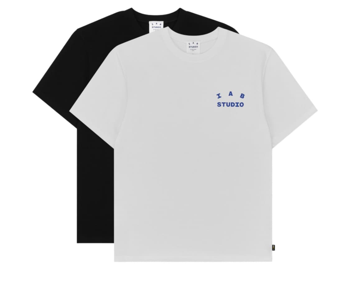 아이앱 스튜디오 10주년 티셔츠 화이트&블랙 상품이미지1