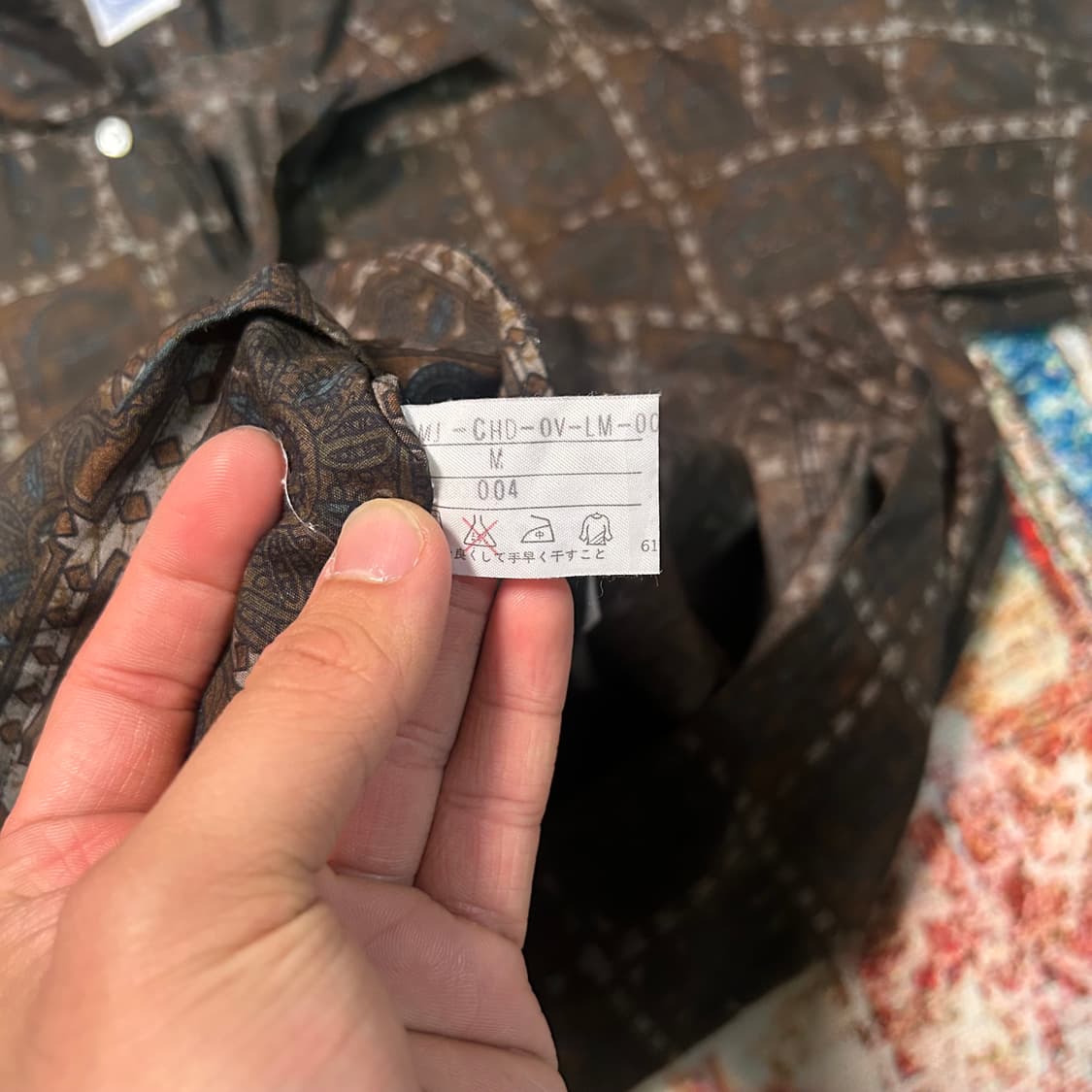 [M] 제이프레스 에스닉패턴 반팔 셔츠 상품이미지6