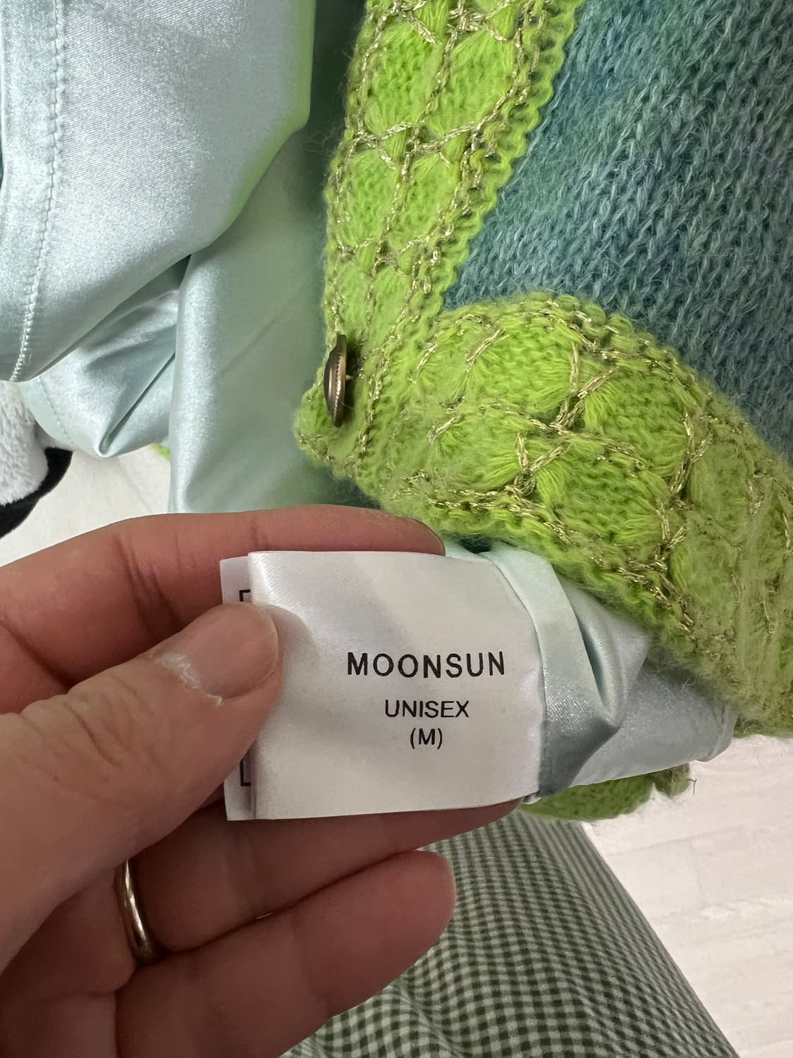 문선 가디건 / UNISEX Mohair Tweed Cardigan M 상품이미지3