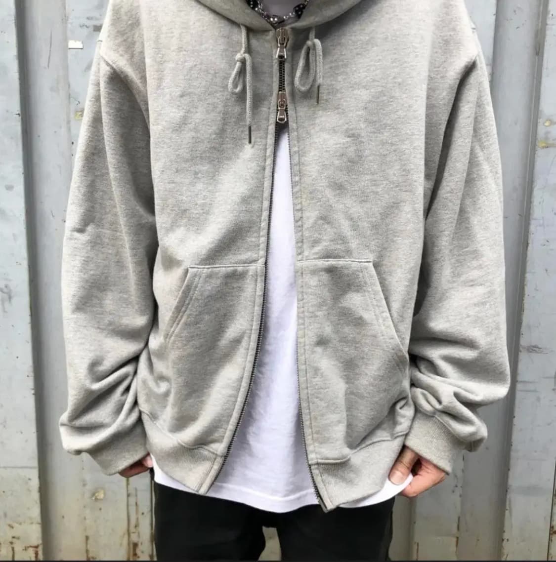 Untitled Ideal Crop Hoodie Zip-Up 상품이미지1
