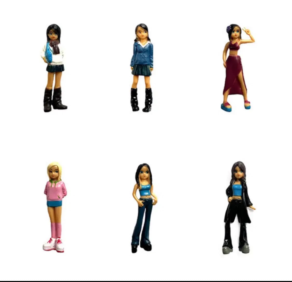 [고전] 빈티지 네오리카 걸즈 갸루 키링 6종 상품이미지3