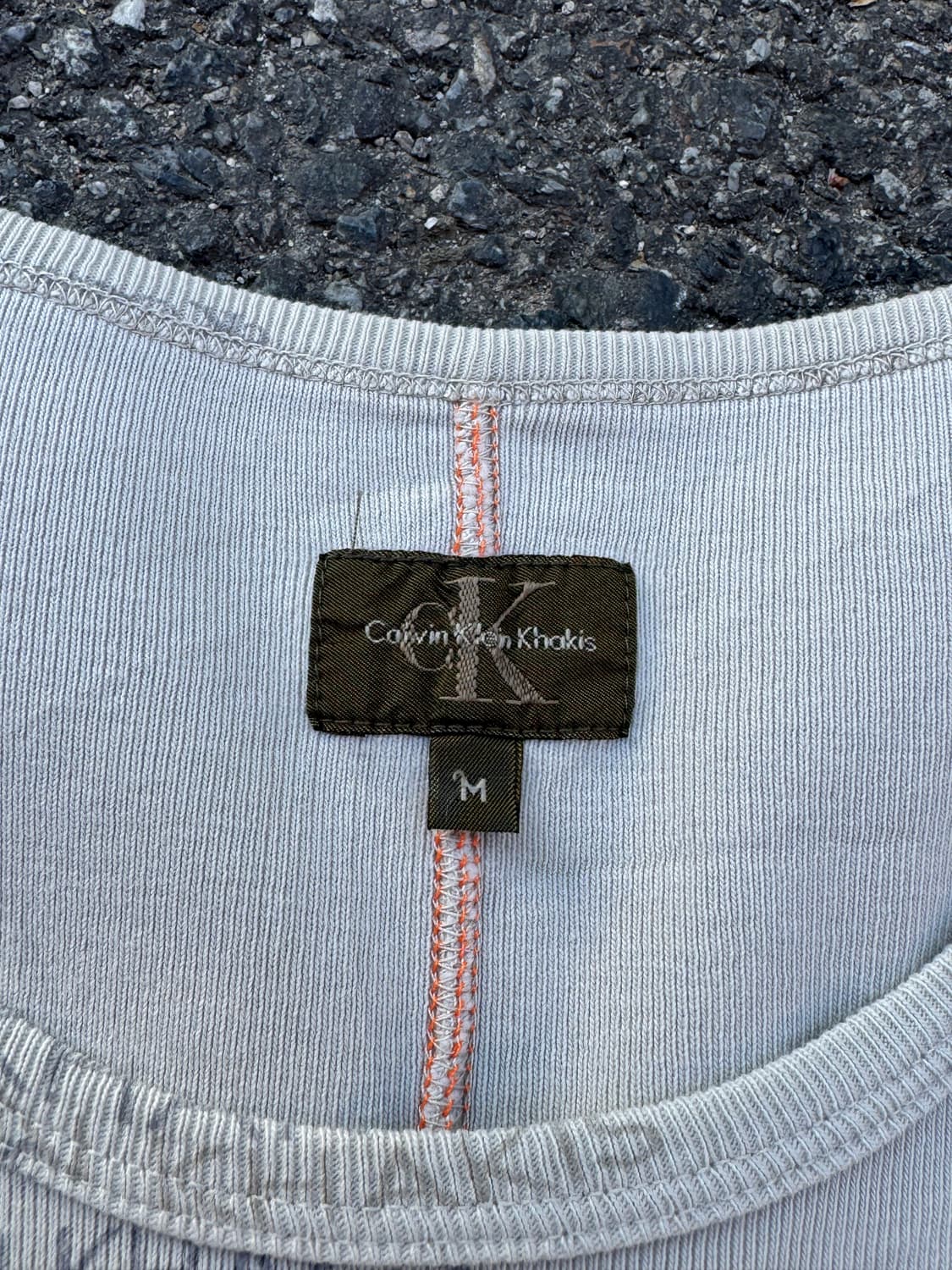 켈빈클라인 레터링 반팔 탑  상품이미지3