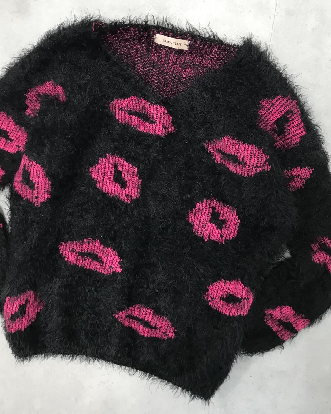 펑크 키스 마크 니트 상품이미지4