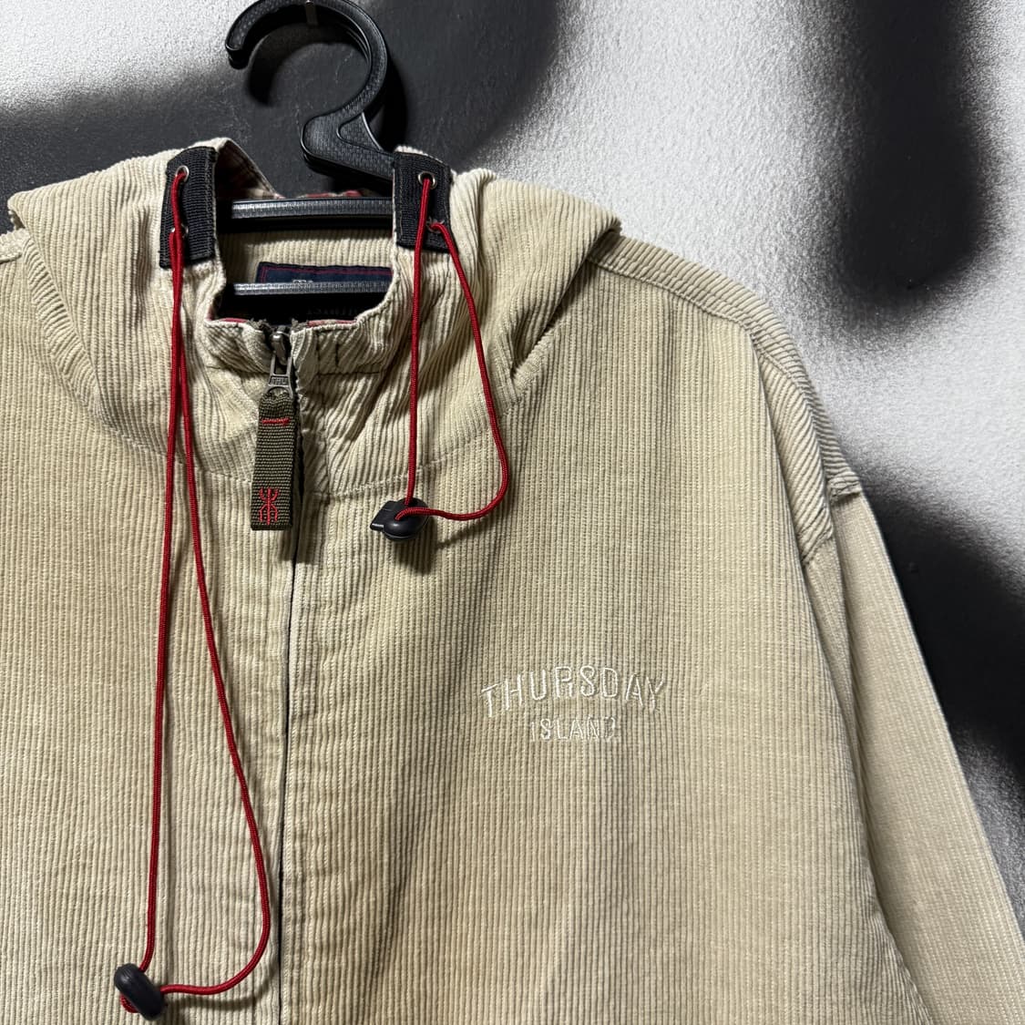 썰스데이아일랜드 코듀로이 골덴 집업 후드 자켓 상품이미지3