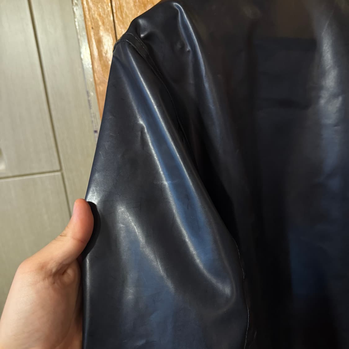 에르메스 페이크 가죽 자켓 판매 합니다. 상품이미지8