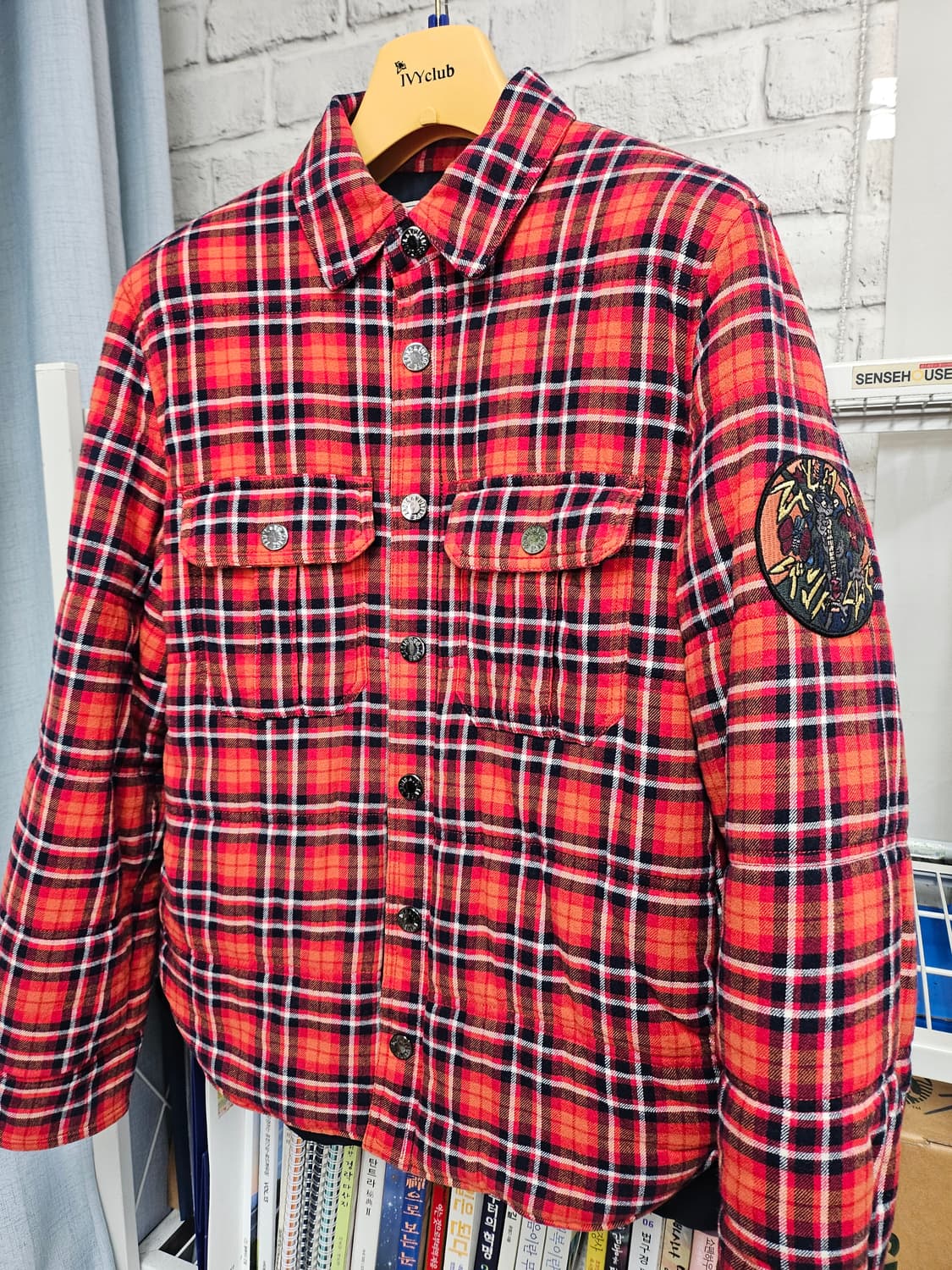 쟈딕앤볼테르 누빔 패딩셔츠 S 여성 패딩체크자켓 AC98 상품이미지2