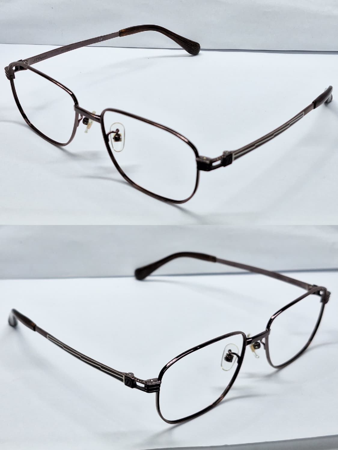 듀퐁 DP-1007 티타늄 IP 이온 도금 웰링턴 브라운 안경테 안경 상품이미지5