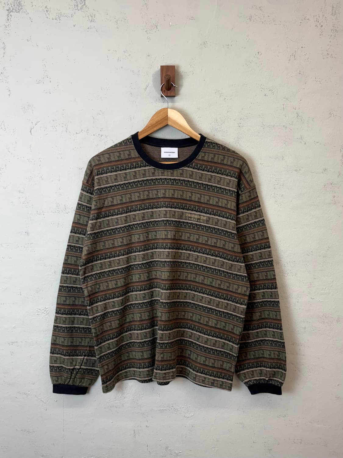 디스이즈네버댓 패턴 스트라이프 티셔츠 상품이미지1