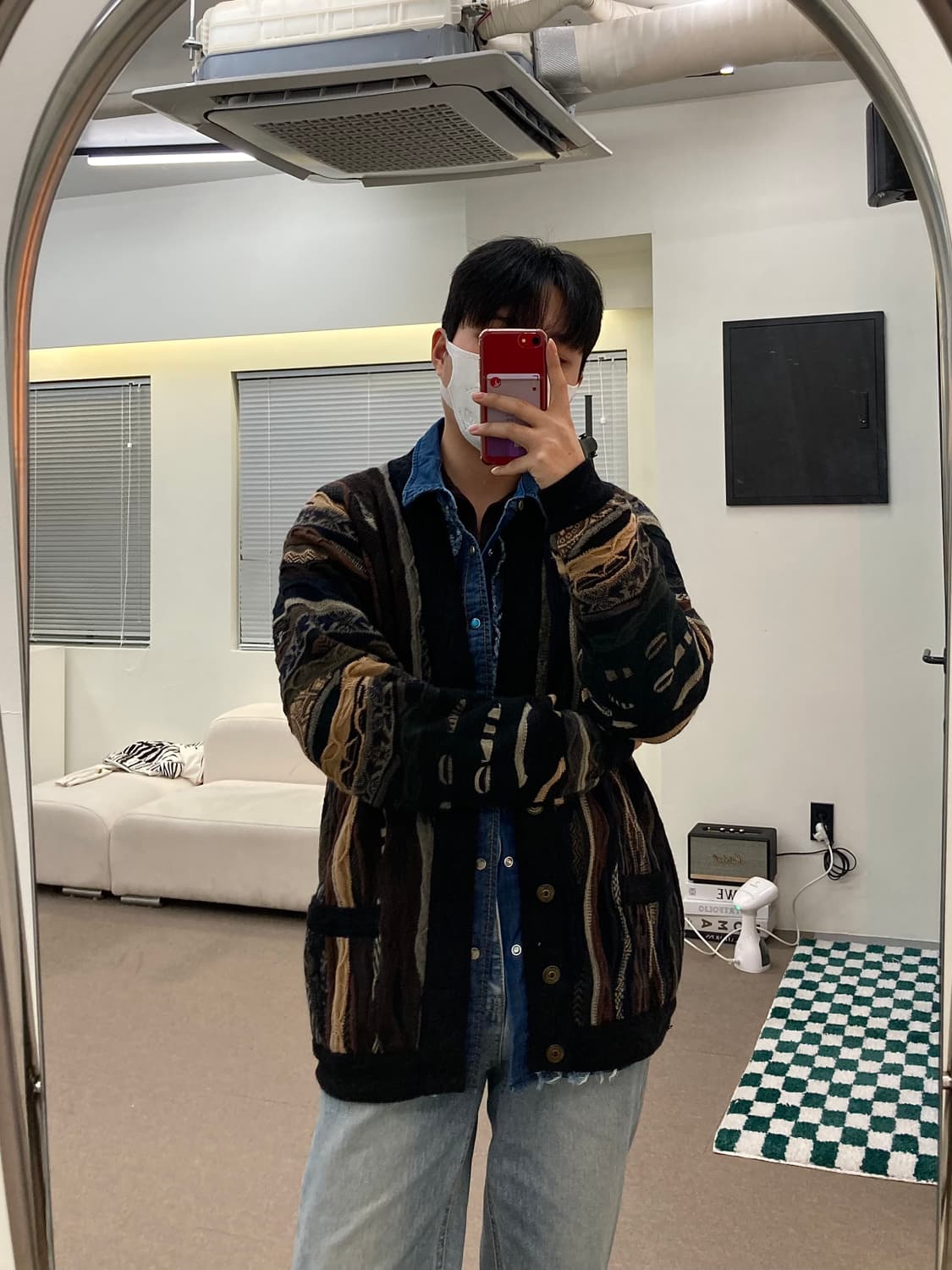 쿠지 웜톤 케이블 니트 상품이미지8