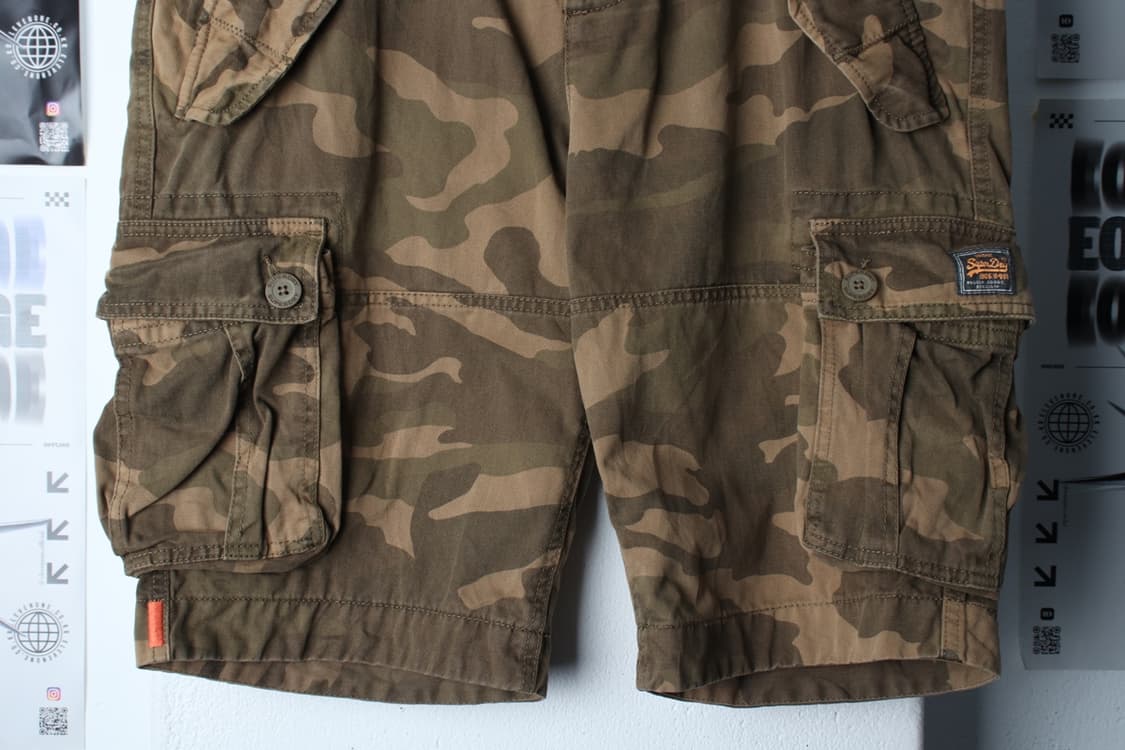 (XL-2XL) 슈퍼드라이 반바지 팬츠 빅사이즈 카모 카고-P9739 상품이미지4