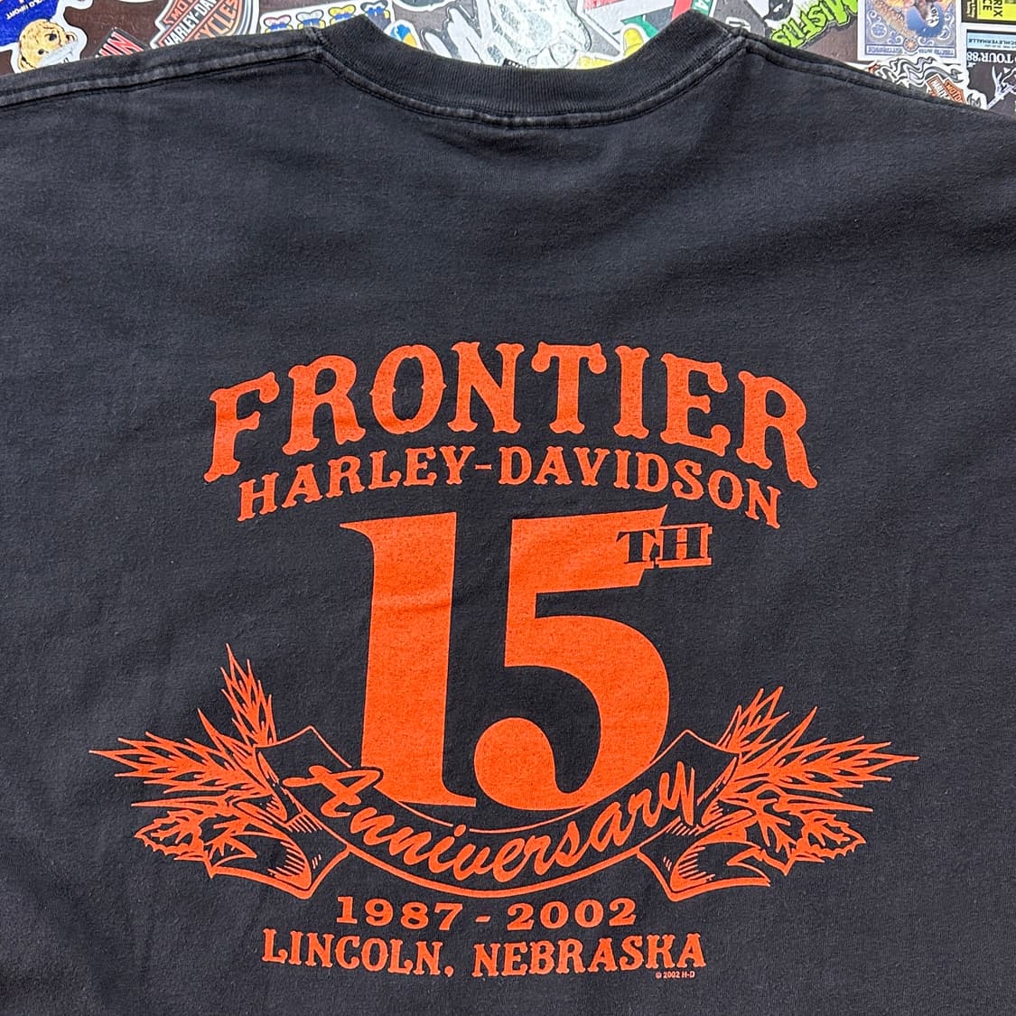 Early 00s USA 할리데이비슨 라이트닝 티셔츠 XL 상품이미지6