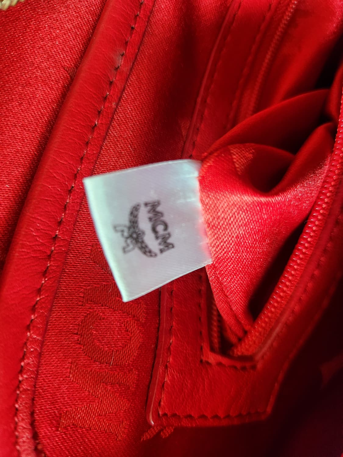 MCM 비세토스 핑크 백팩 가방 상품이미지5