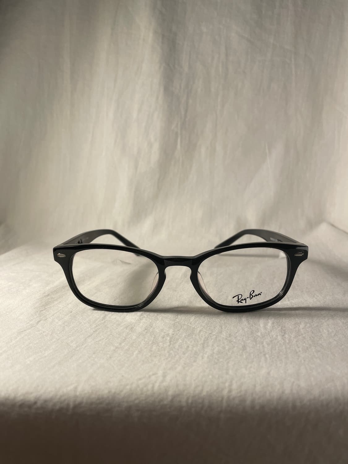 Rayban 레이벤 블랙스퀘어라운드 아세테이트 일본생산  상품이미지1