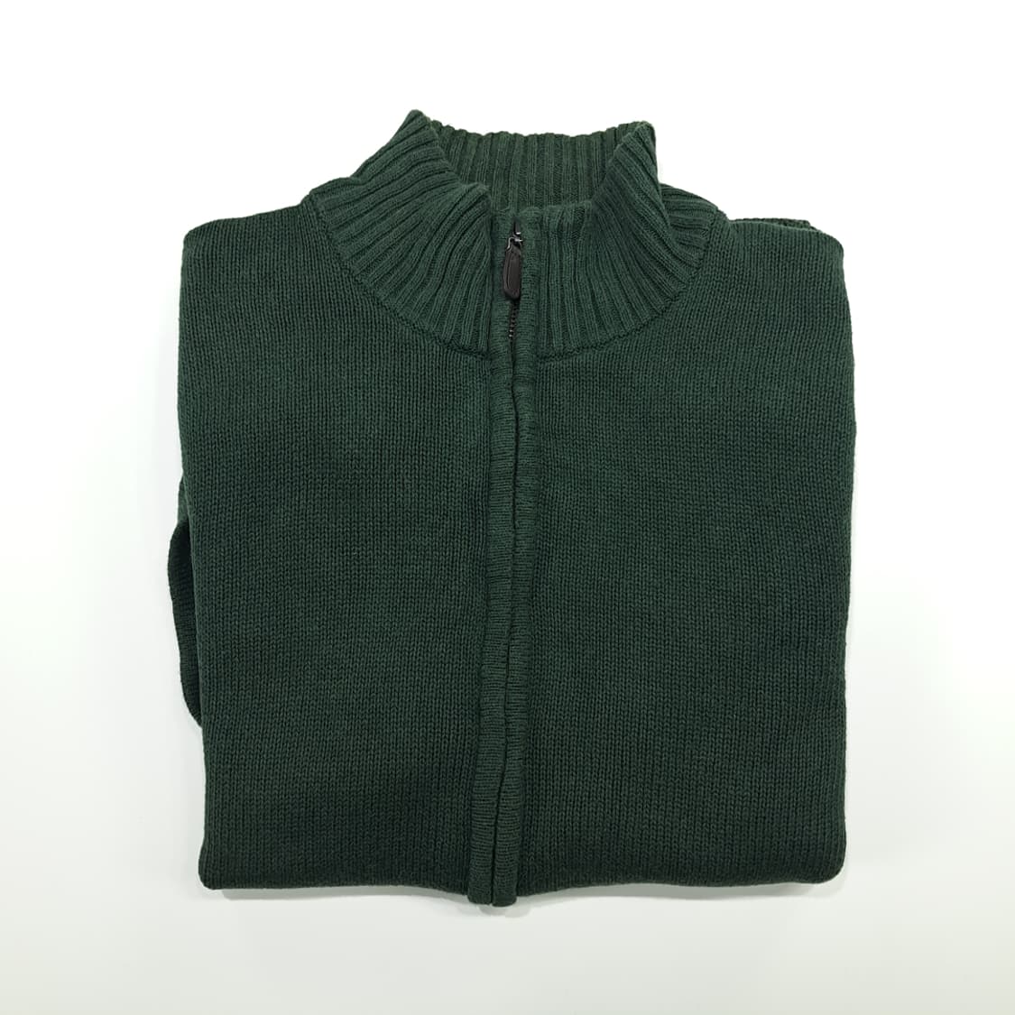 CN945 M 엘엘빈 진그린 코튼 긴팔 집업 니트 스웨터 상품이미지8