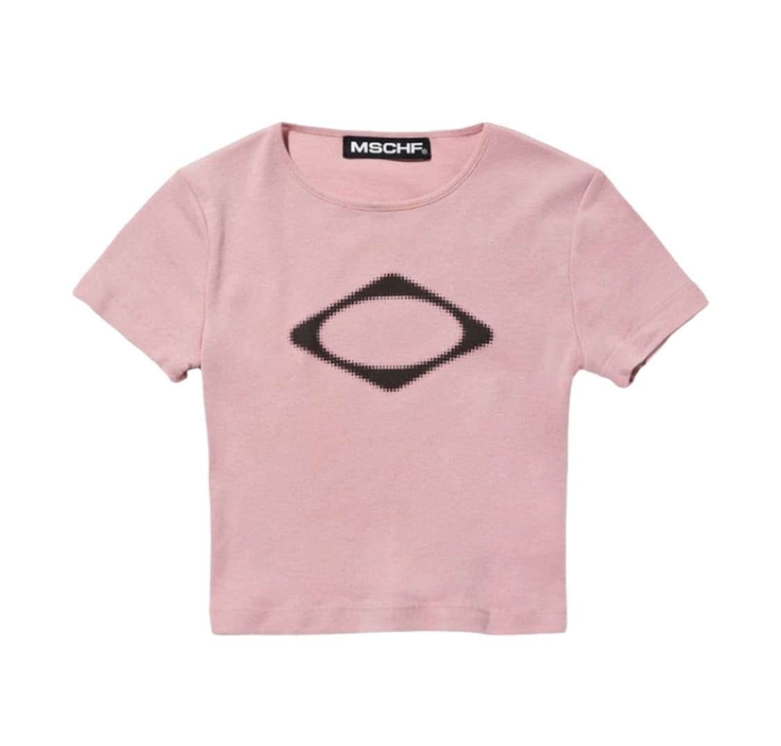 미스치프 롬버스 크롭 반팔 m 상품이미지1