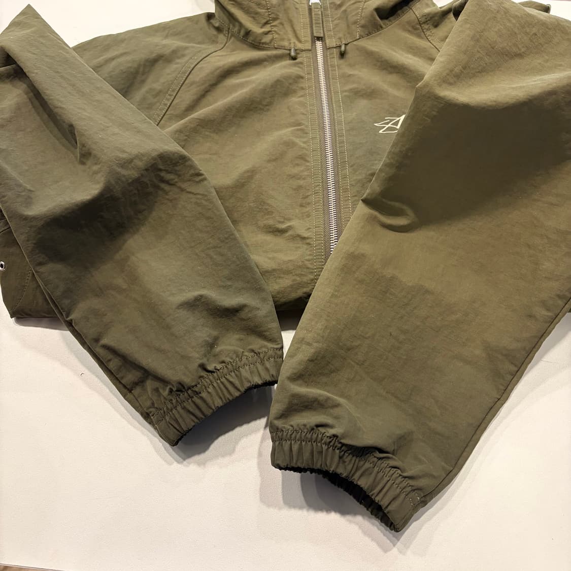 [S] 스투시 비치쉘 올리브 그린 후드 바람막이 자켓 D506 상품이미지9