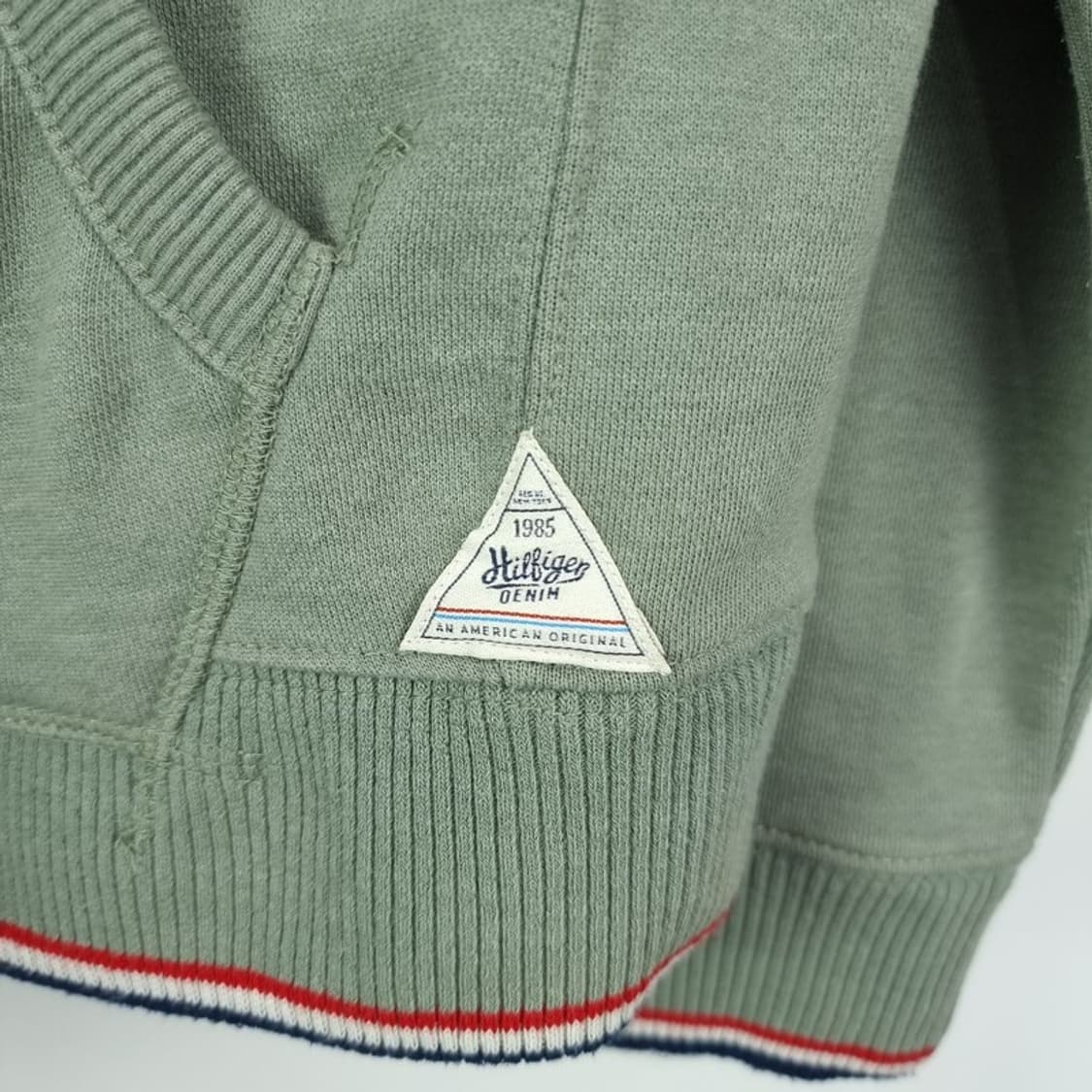 [타미힐피거] 로고 자수 풀 집 후드 집업 M19552 상품이미지6