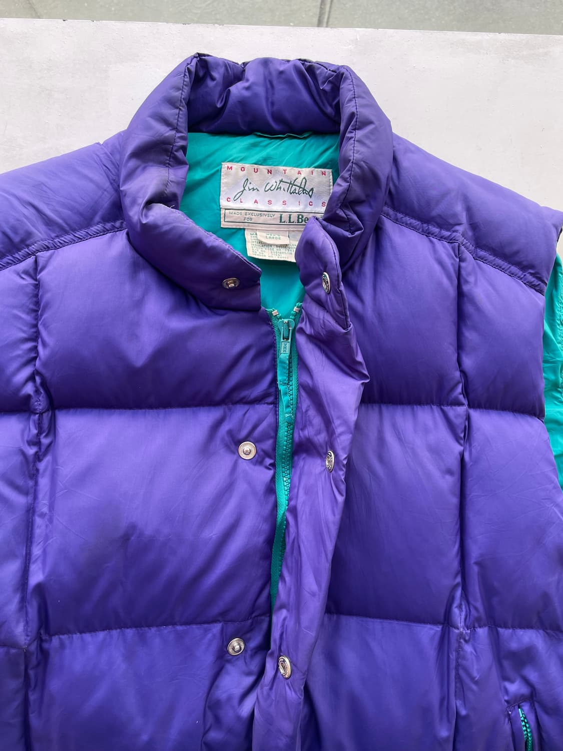90‘s LL Bean Goose down vest 엘엘빈 푸퍼 베스트 상품이미지4