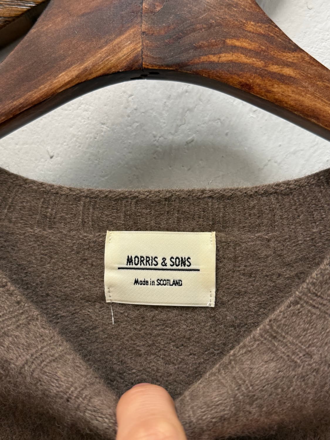 M) MORRIS & SONS Wool Crewneck Sweater 상품이미지7