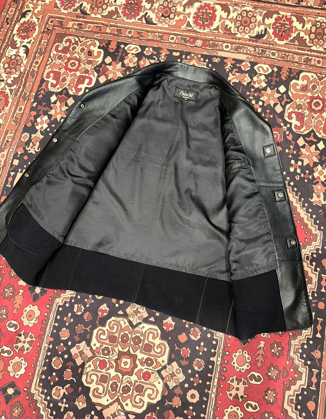 ( XL ) 가죽하프 가죽코트 가죽자켓 아메카지 워크웨어 레더자켓 상품이미지3