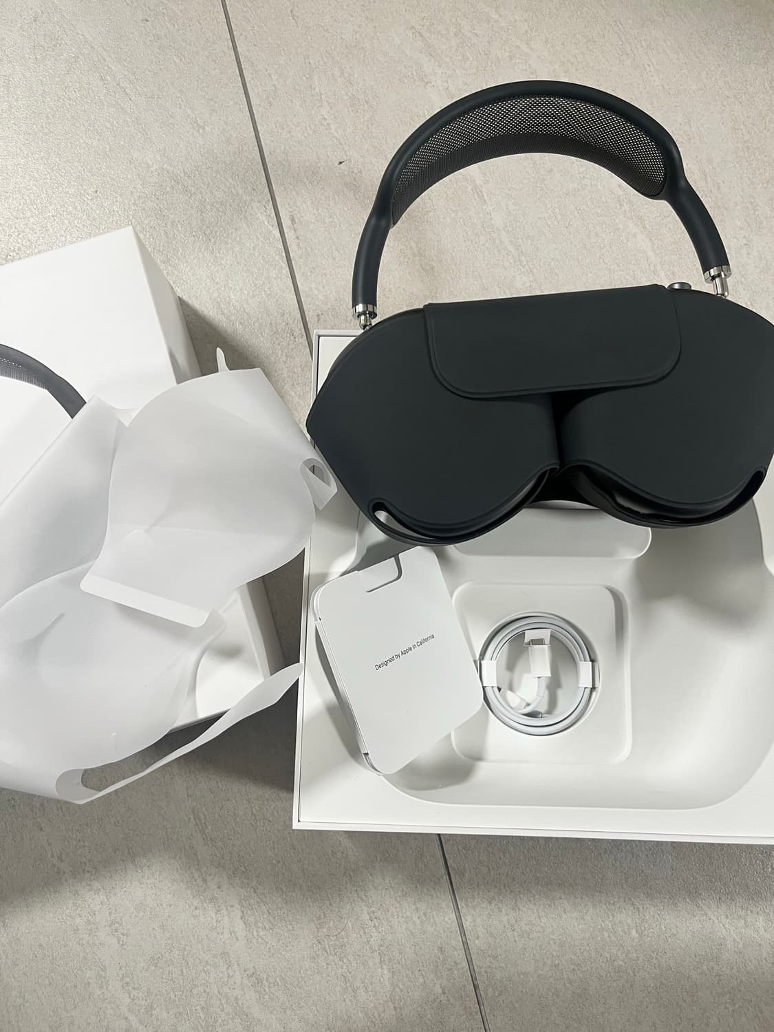 에어팟맥스 스페이스그레이 풀박 상품이미지2