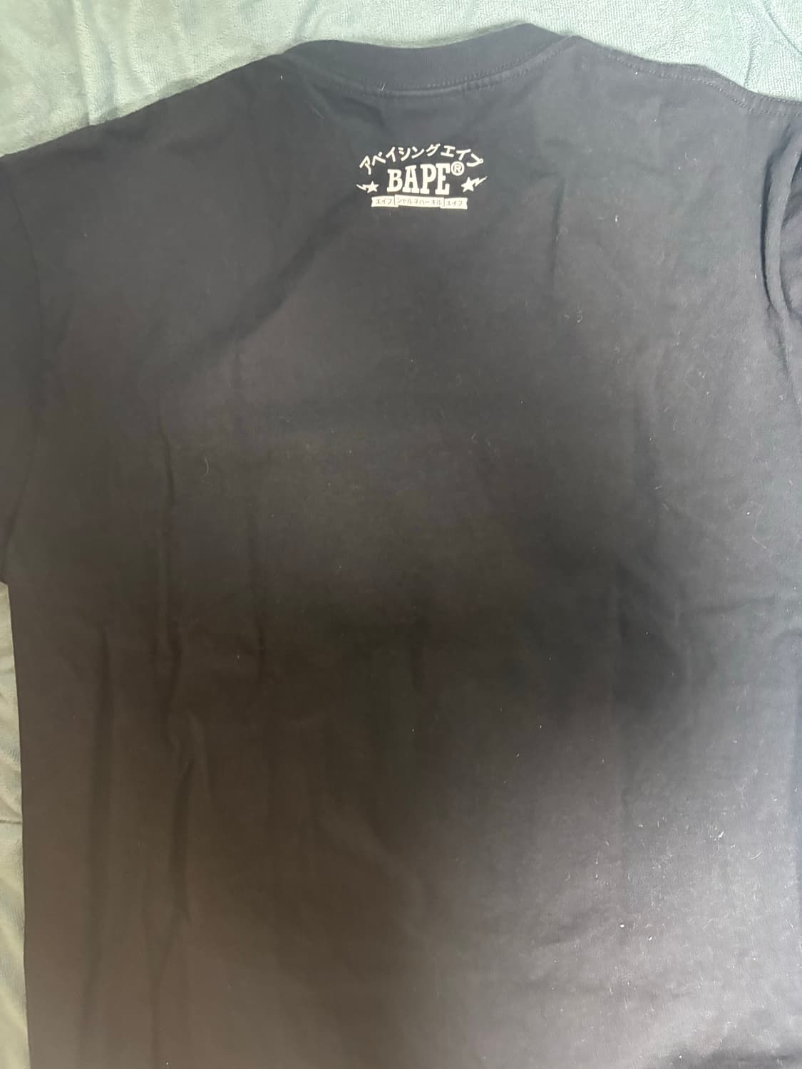 Bape 베이프 블루 카모 일본 티셔츠 XL 상품이미지7