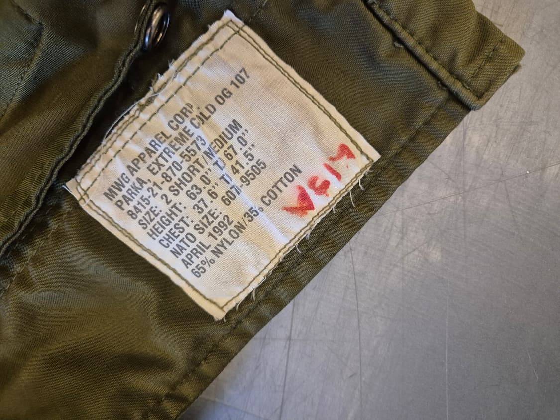 90s 캐나다군 익스트림 콜드웨더 파카 상품이미지9