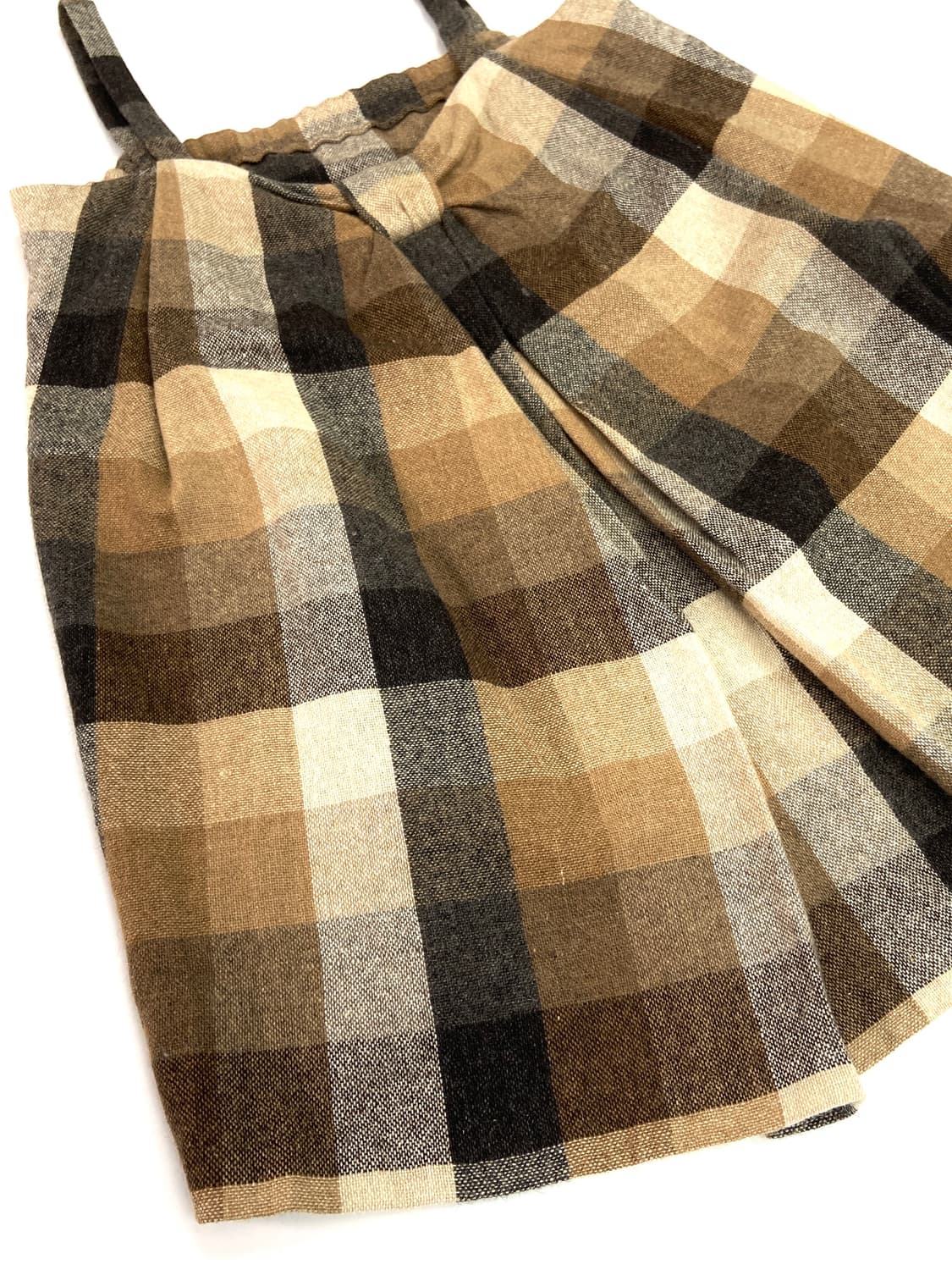 Beams ribbon check sleeveless 상품이미지3