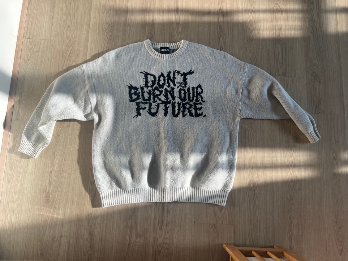 아조바이조 맨투맨 ( 아이보리 / L ) 상품이미지1