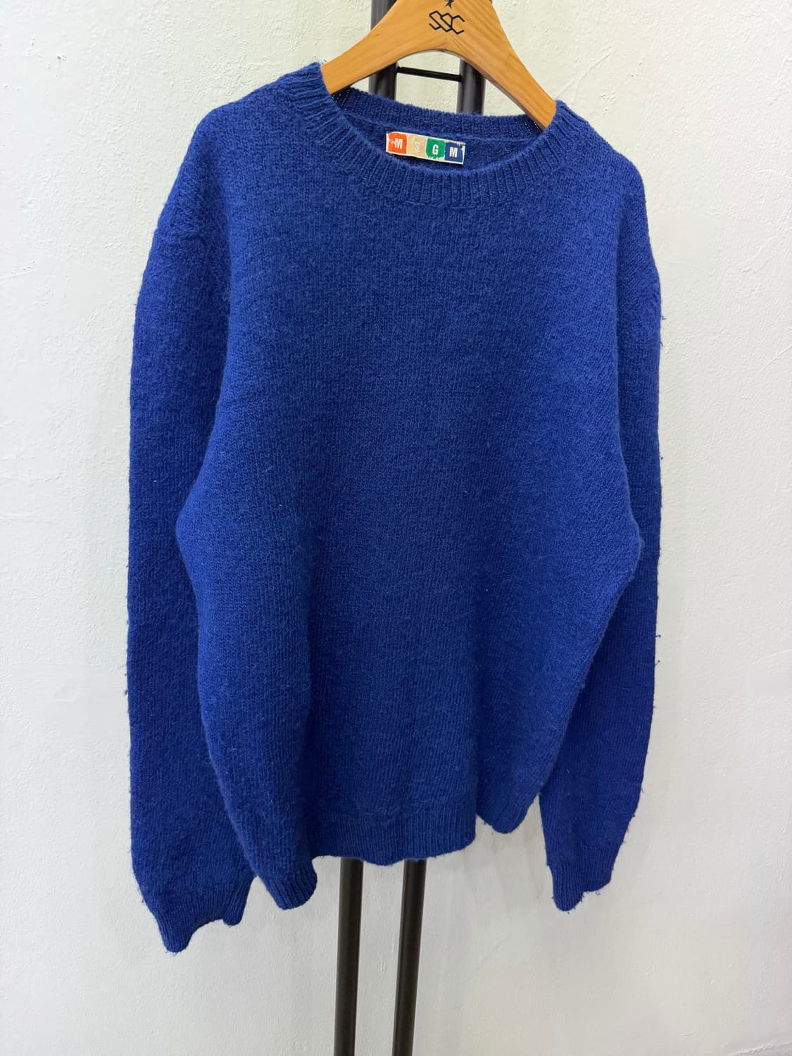 정품) MSGM 블루 니트 스웨터 M 상품이미지2