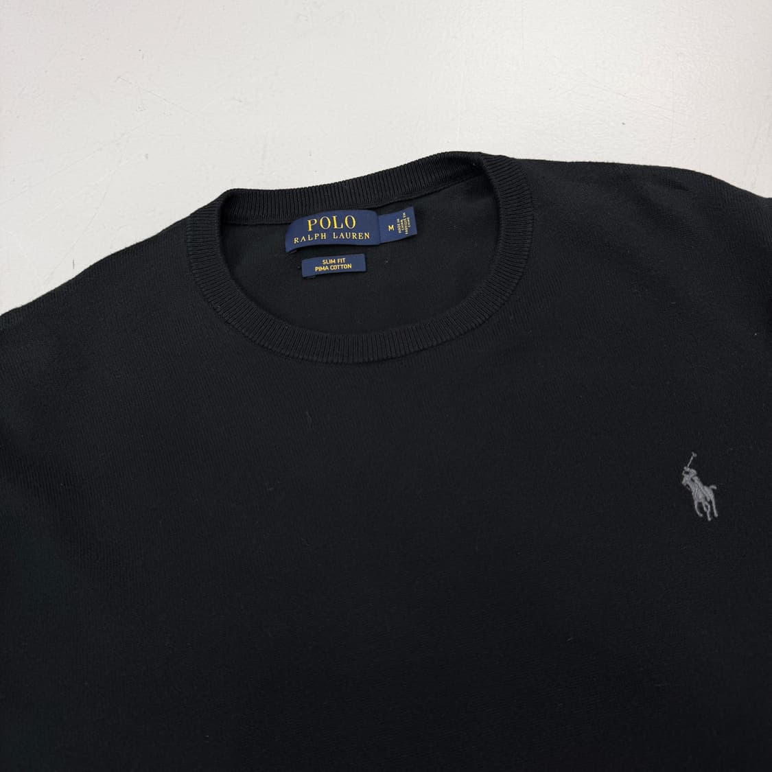 폴로 신형 포니 니트 블랙 상품이미지3