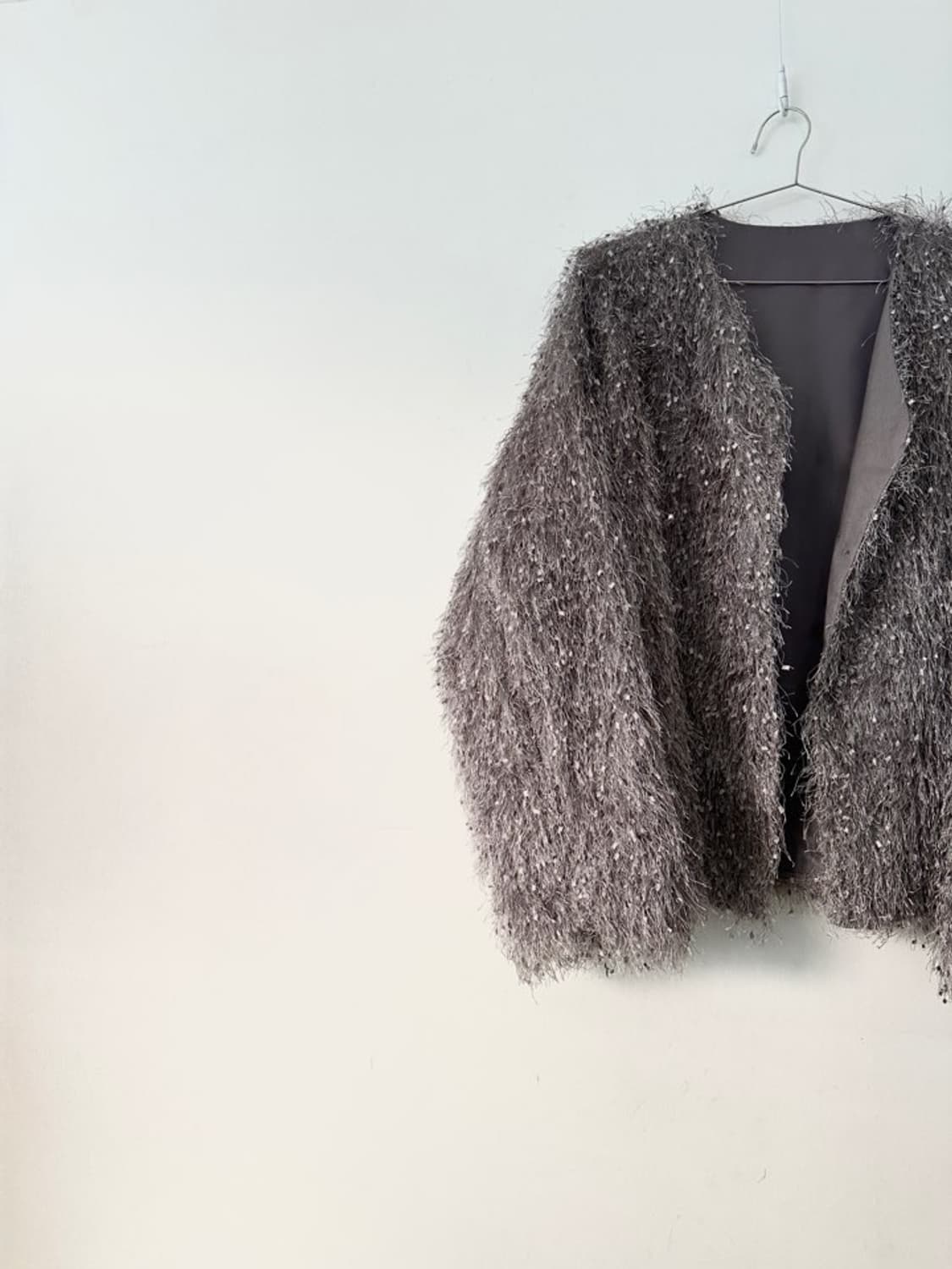 Snowflake tassel jacket / violet 상품이미지2