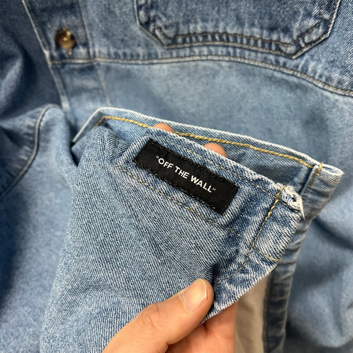 VANS 반스 루즈핏 데님 셔츠 자켓 2XL 상품이미지4