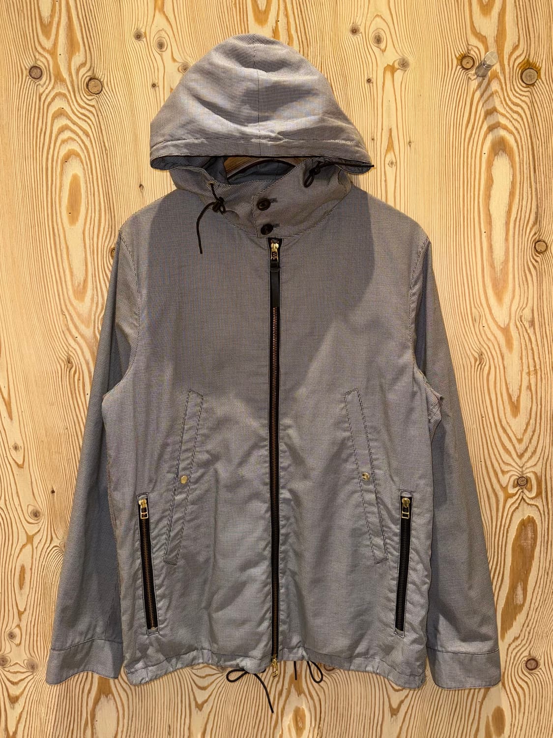 폴스미스 체크 후드 블루종 자켓 상품이미지1