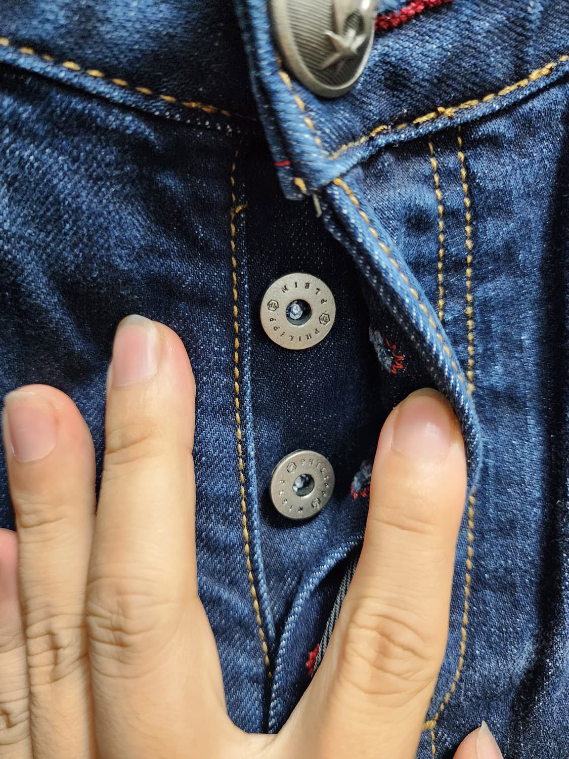 필립플레인 스틸로고 워싱 청바지  상품이미지3