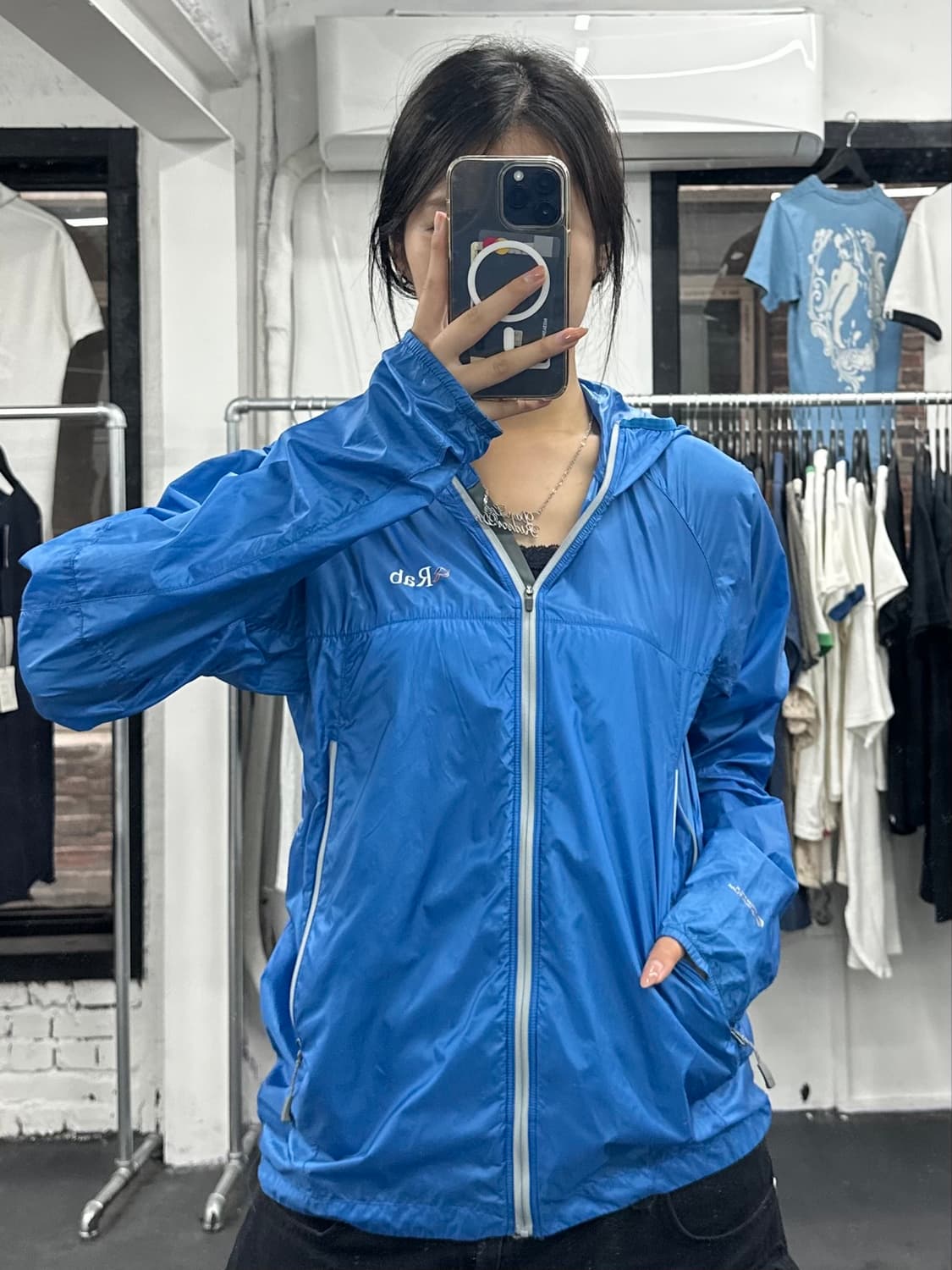 Rab 블루 바람막이 상품이미지2