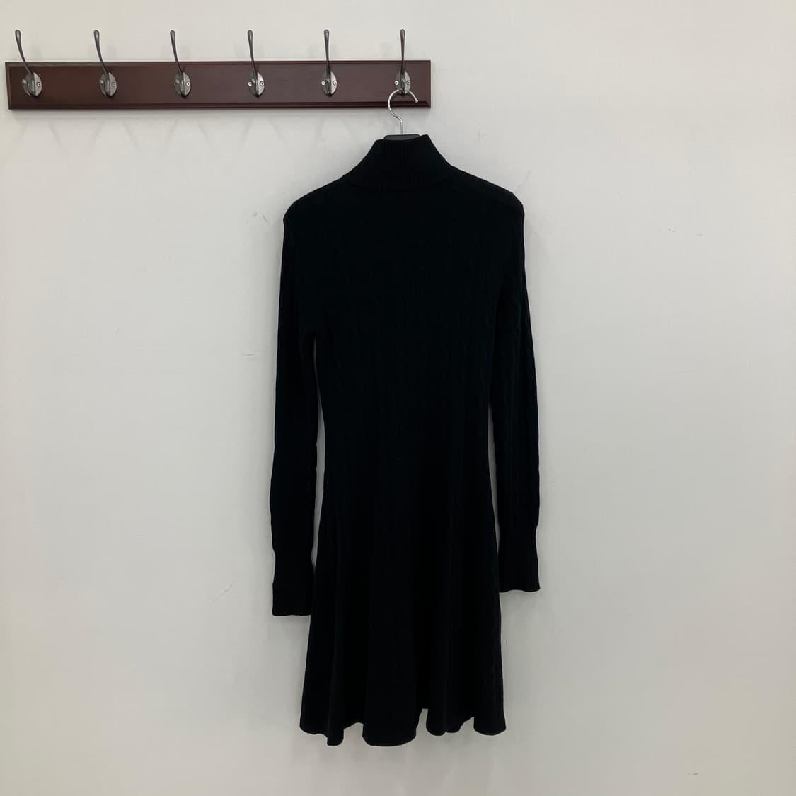 폴로 랄프로렌 캐시미어 혼방 케이블 니트 블랙 롱 가디건 상품이미지2