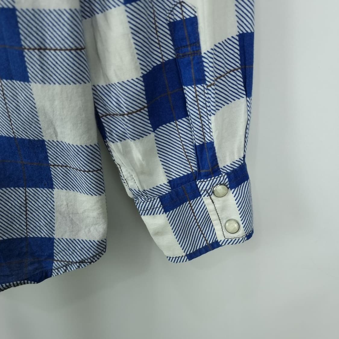 [쉐인] 빈티지 체크 슬림핏 웨스턴 셔츠 M19423 상품이미지6