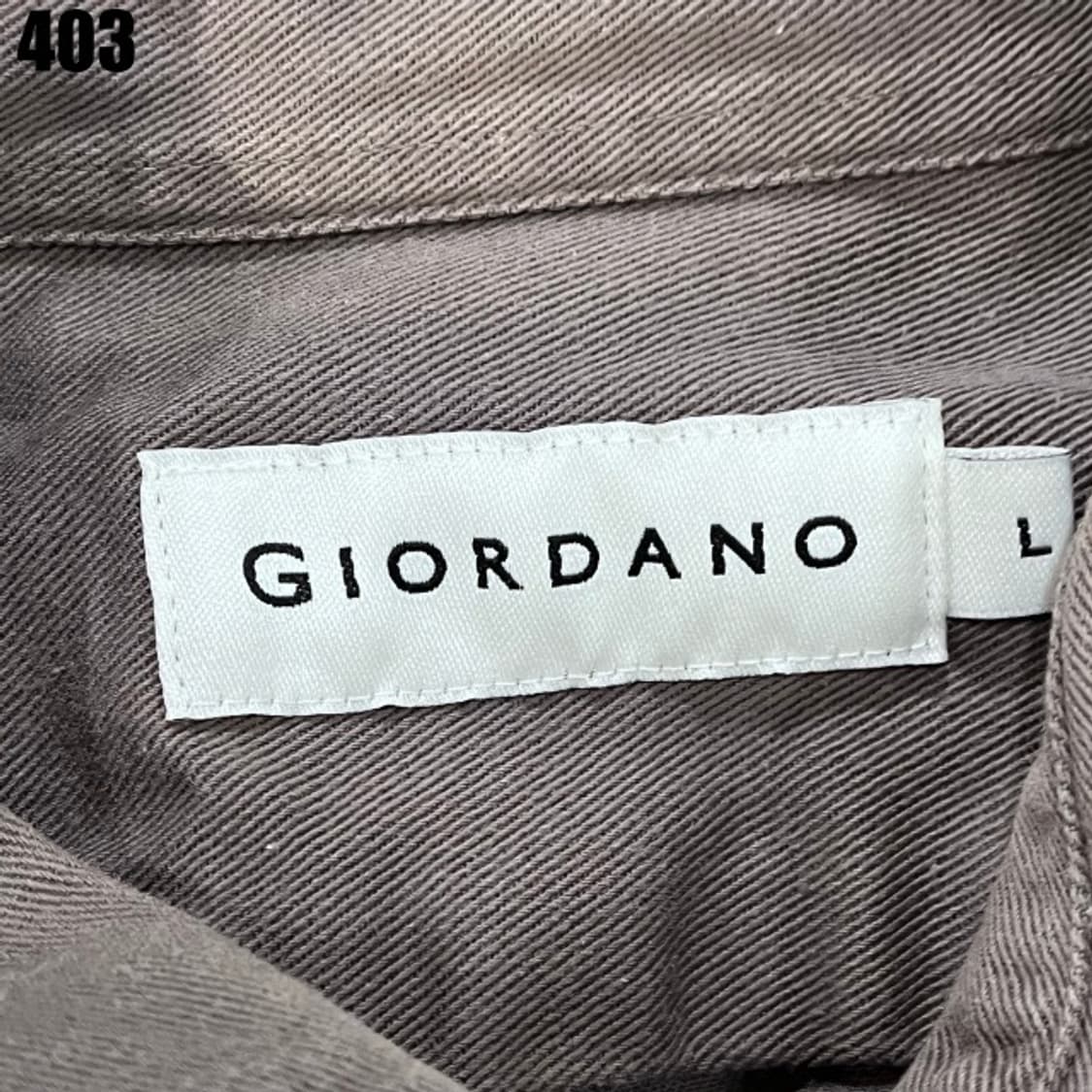 지오다노 브라운 포켓 셔츠  상품이미지2