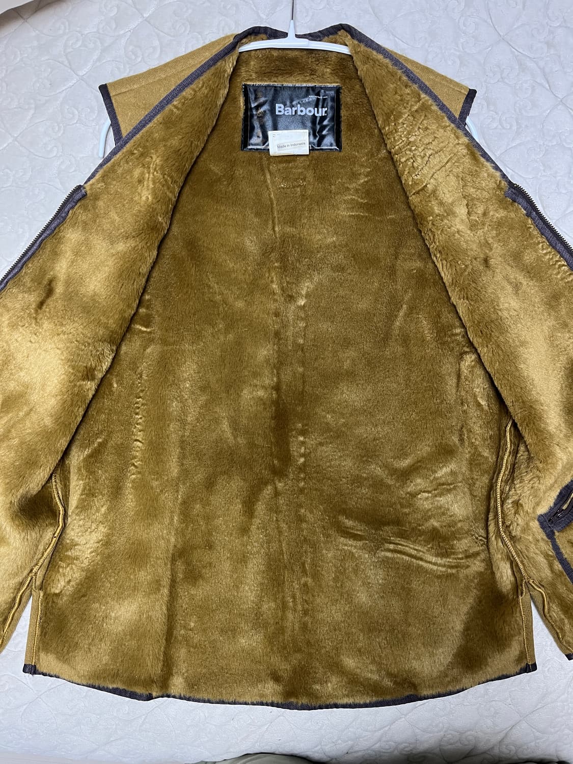 바버 웜파일 내피 조끼(38) 상품이미지4