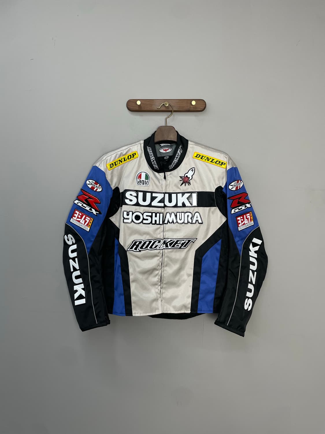 스즈키 요시무라 레더 레이싱 자켓 H1798 상품이미지2