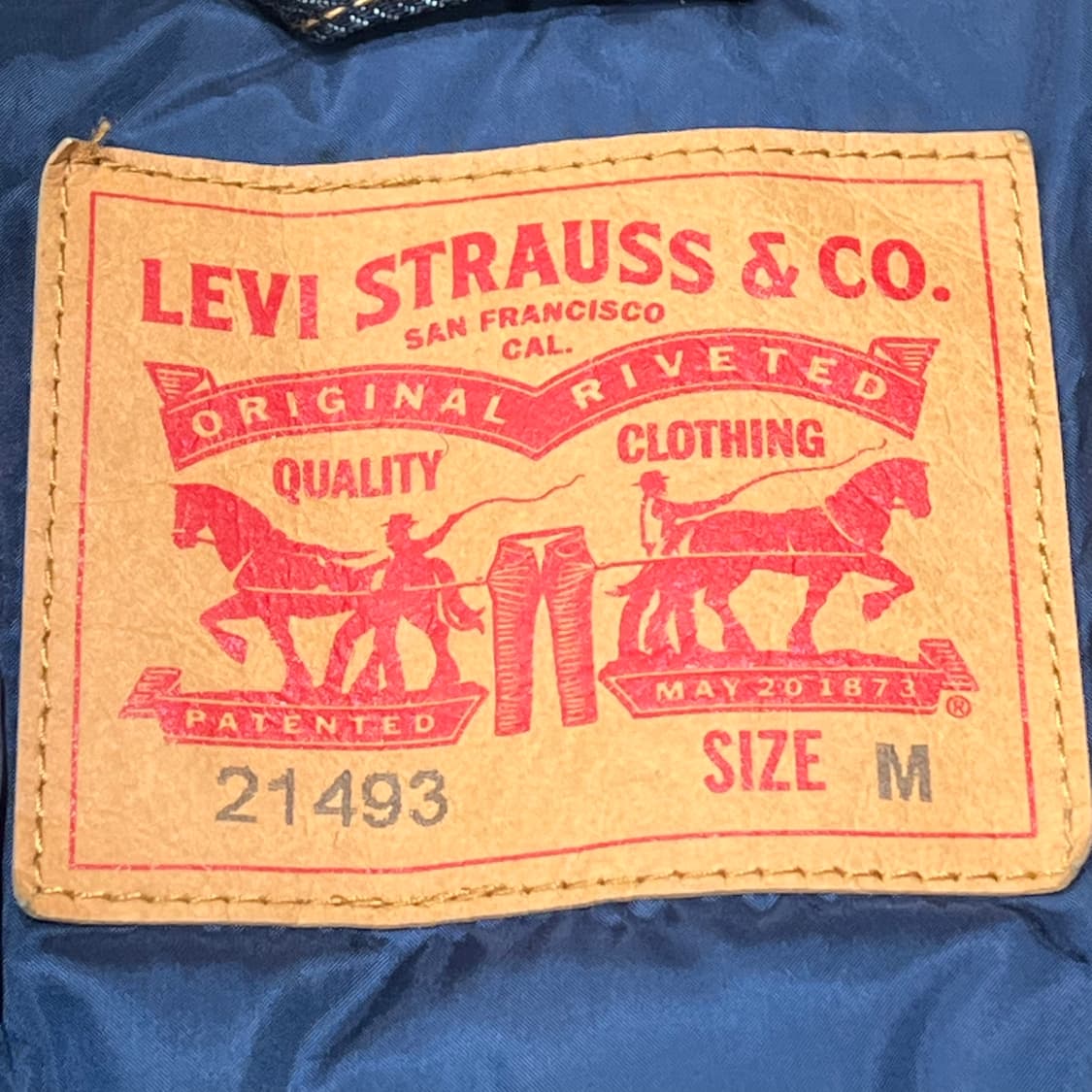 리바이스 구스다운 데님자켓 s10544 상품이미지7