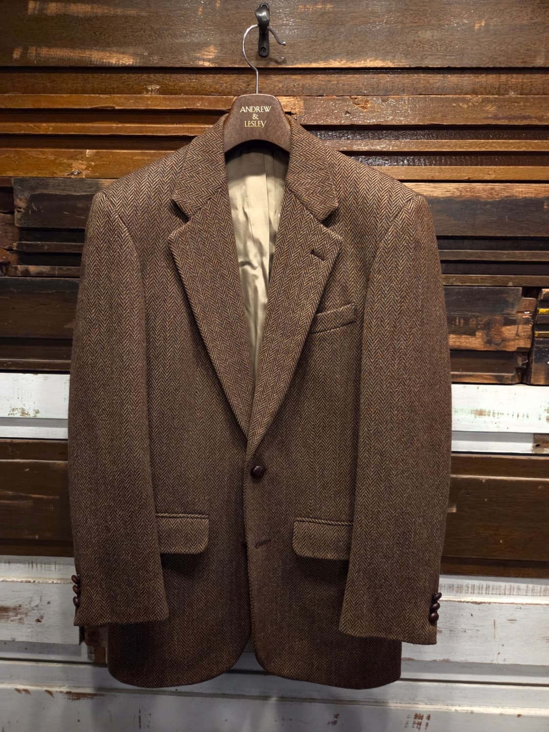 브룩스 브라더스 트위드자켓 미국메이드 상품이미지1