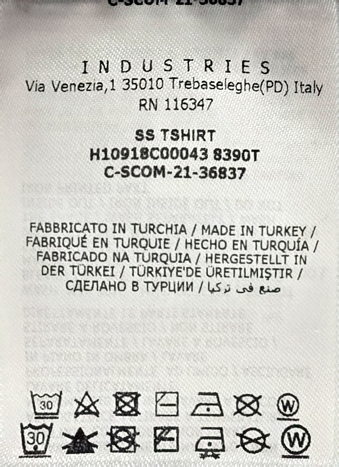 [중고/정품] 몽클레어 로고 프린트 반팔 티셔츠 상품이미지5
