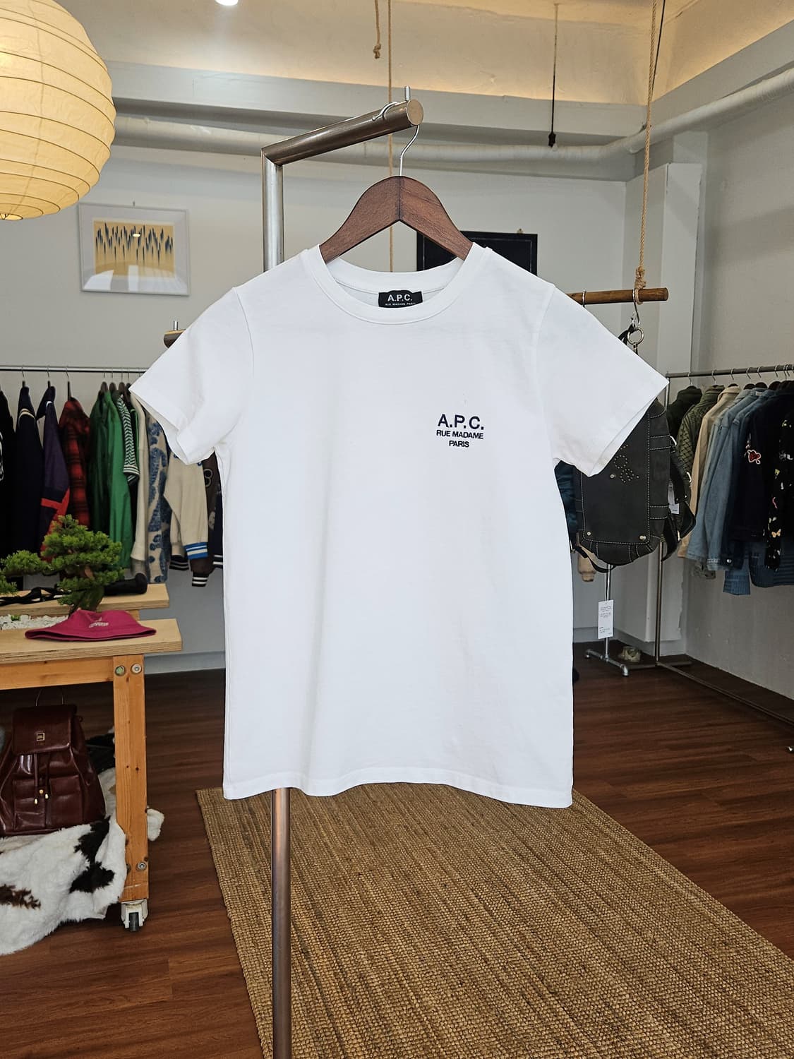 아페쎄 자수 로고 티셔츠 상품이미지2