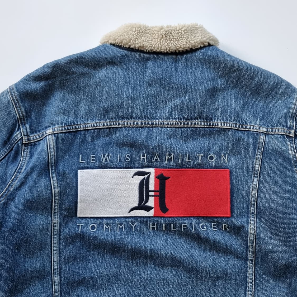 타미힐피거 빅로고 데님 쉐르파 자켓 상품이미지6