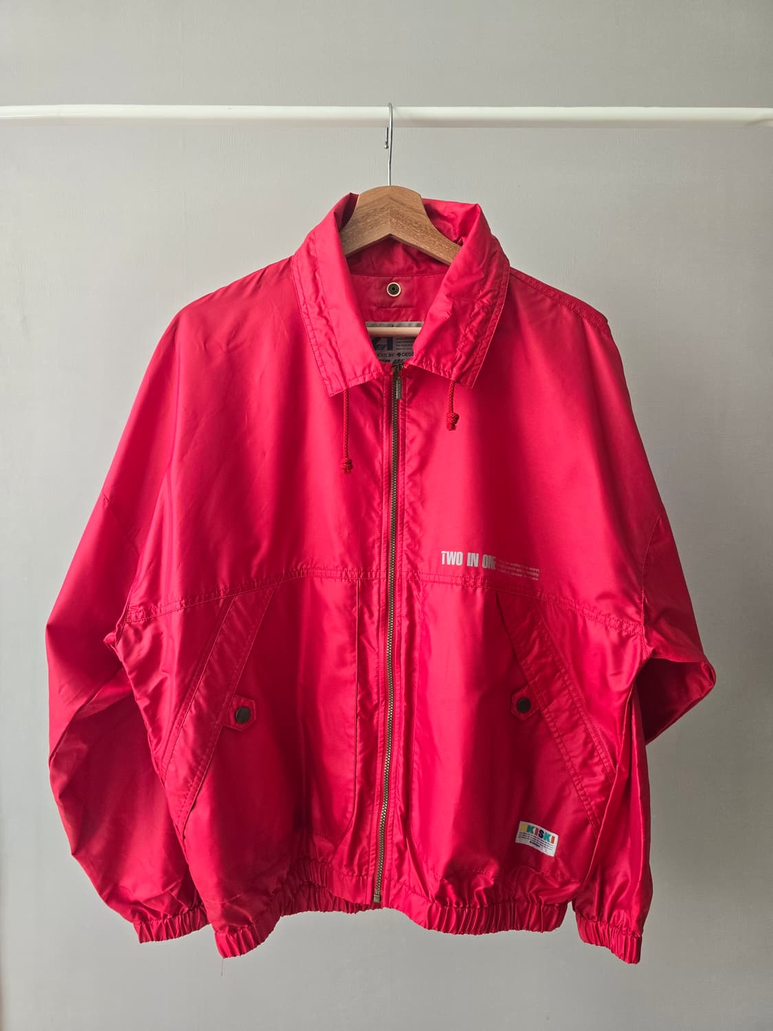 90s/JP 데상트 빈티지 재팬 스키 윈드브레이커 (박시&크롭) 상품이미지1