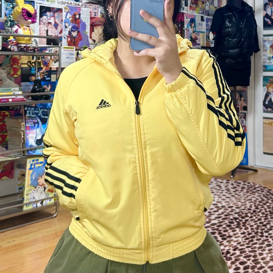 아디다스 올드스쿨 삼선 후드 누빔 점퍼 상품이미지1