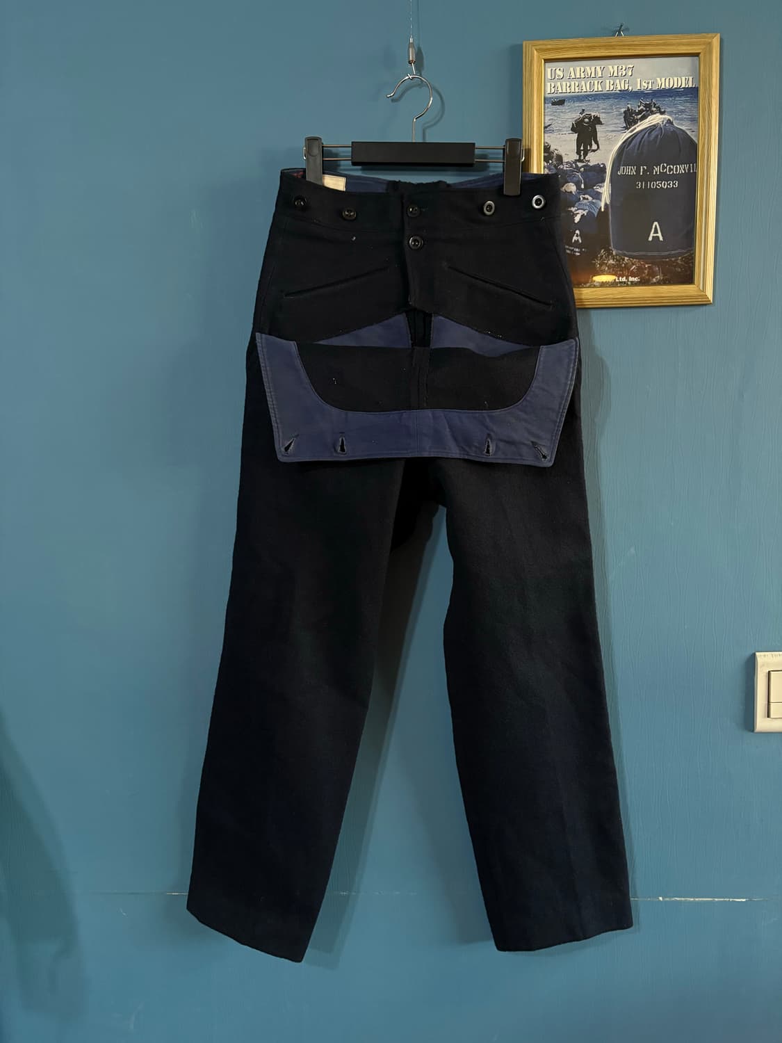 Rare!!! 50‘s French Navy Wool Sailor Pan 상품이미지4